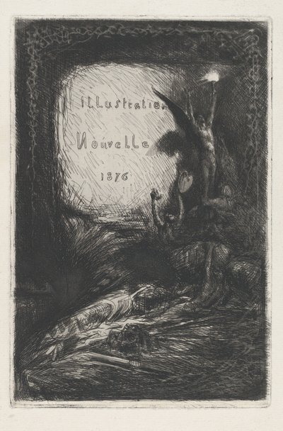 Nová ilustrace, 1876. od Francois Nicolas Chifflart