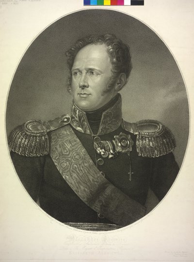 Ruský císař Alexandr I. od Francois Pascal Simon Baron Gerard