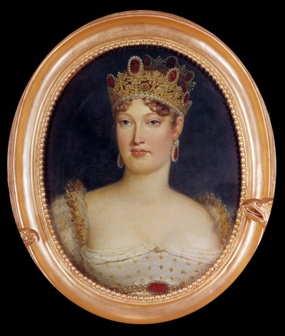 Medailonový portrét Impress Marie-Louise (Marie Louise Habsburské Lotrinsko od Baron François Pascal Simon Gérard