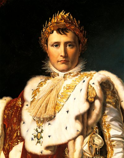 Napoleon Bonaparte v císařském rouchu, od Francoise barona Gerarda (1770-1837) asi 1805 od Baron François Pascal Simon Gérard