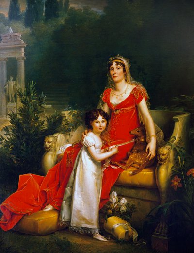 Portrét Marie Anny Bonaparte, známé jako Elisa Baciocchi (Ajaccio 1777-Trieste od Baron François Pascal Simon Gérard
