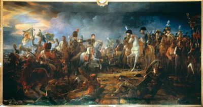 Bitva u Slavkova dne 12. 2. 1805: Generál Rapp představuje vlajky převzaté od nepřítele Obraz Francoise Gerarda (1770-1837) 1805 Ne. 2,1x9,58m. od Baron François Pascal Simon Gérard