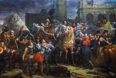 Příjezd Jindřicha IV do Paříže od Francois Pascal Simon Baron Gerard