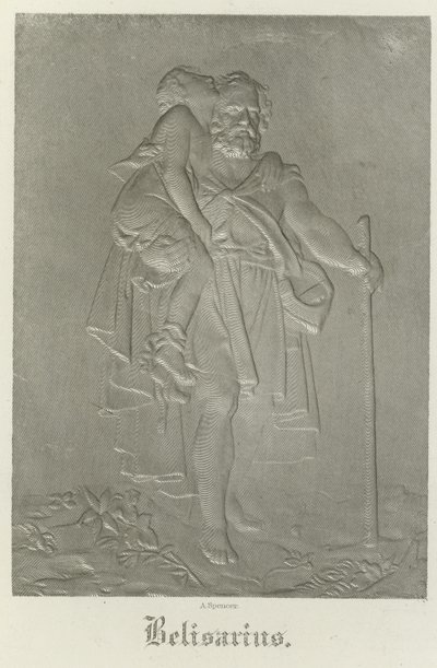 Belisarius nese svého mladého průvodce od Francois Pascal Simon Gerard
