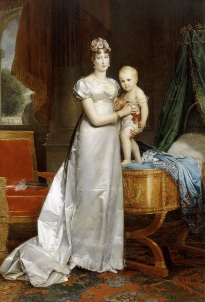 Císařovna Marie-Louise s římským králem od Francois Pascal Simon Gerard