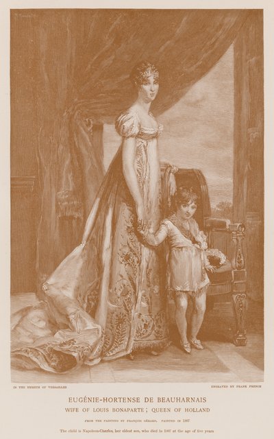 Eugene-Hortense de Beauharnais a Napoleon-Charles od Francois Pascal Simon Gerard