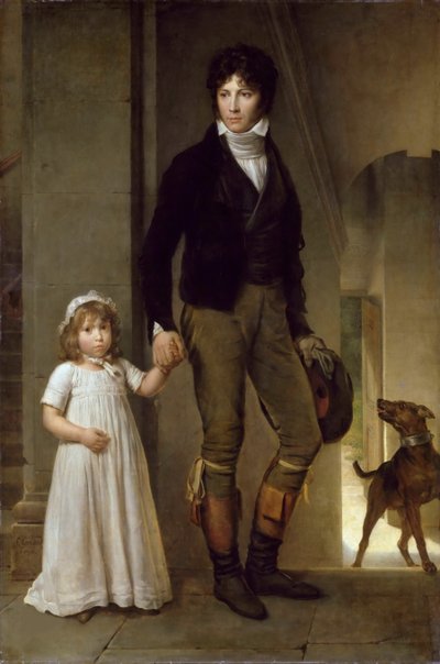 Jean-Baptiste Isabey 1767-1855 a jeho dcera Alexandrine, 1795. od Francois Pascal Simon Gerard