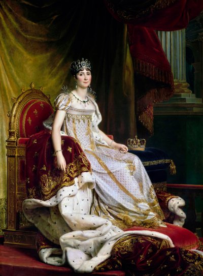 Joséphine de Beauharnais, první manželka Napoleona Bonaparta 1763-1814 v korunovačním kostýmu, 1807-1808 od Francois Pascal Simon Gerard