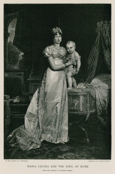 Maria Louisa a římský král od Francois Pascal Simon Gerard
