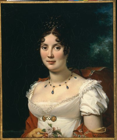 Portrét dámy od Francois Pascal Simon Gerard