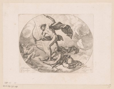Apollo a Diana loví harpyje od Francois Perrier