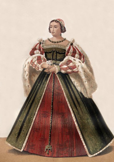 Eleonora Rakouská (litografie) od Francois Roger de Gaignieres