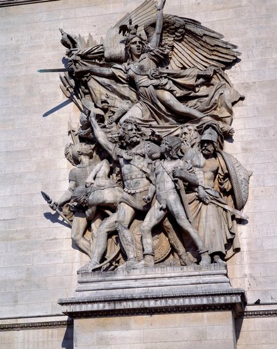 Marseillaise z Arc de Triomphe v Paříži. Socha Francoise Rudeho (1784 - 1855) od Francois Rude
