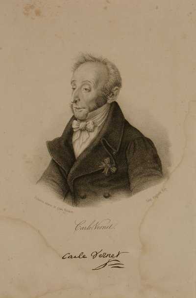 Antoine Charles Horace Vernet, známý jako Carle Vernet (1758-1836) od Francois Seraphin Delpech