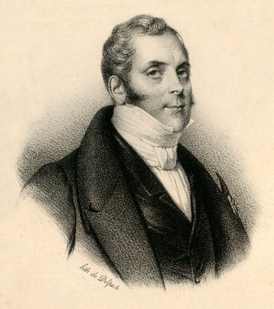 Auber, 1782-1871, c1830. od Francois Seraphin Delpech