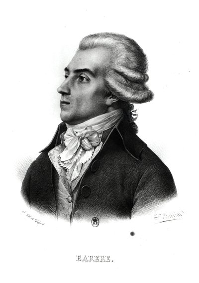 Bertrand Barere de Vieuzac (1755-1841) (rytina) (černobílá fotografie) od Francois Seraphin Delpech