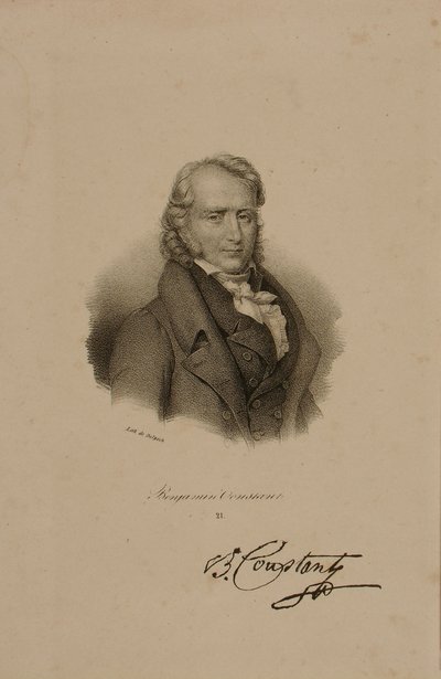 Henri Benjamin Constant de Rebecque (1767-1830) od Francois Seraphin Delpech
