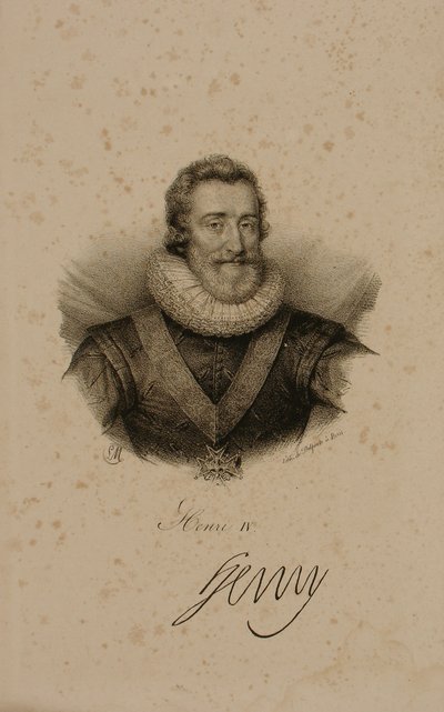 Francouzský král Jindřich IV (1553-1610) od Francois Seraphin Delpech