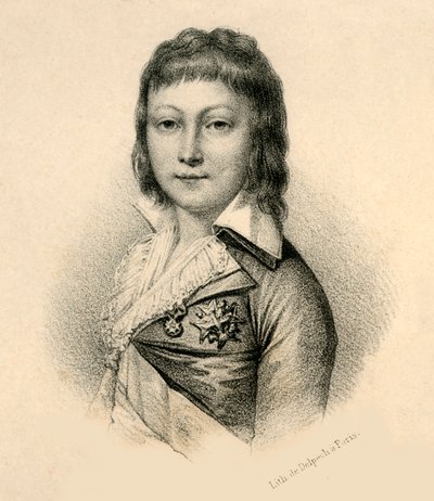 Ludvík XVII, 1785-1795, c1830. od Francois Seraphin Delpech