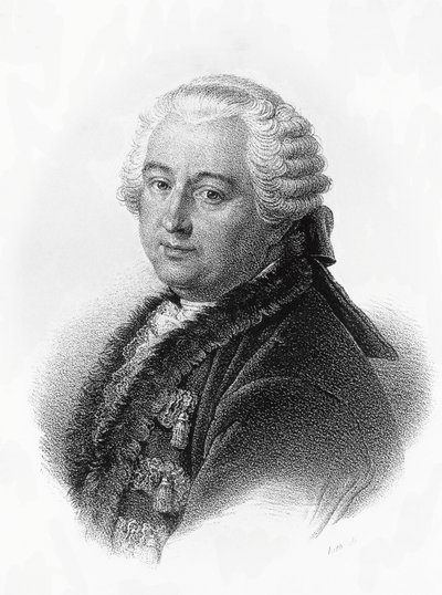 Portrét Claude-Adrien Helvetius (1715-1771), francouzský spisovatel a filozof, rytina Francois-Seraphin Delpech (1778-1825) od Francois Seraphin Delpech
