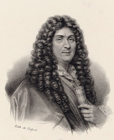 Portrét skladatele Jean-Baptiste Lully 1632-1687. od Francois Seraphin Delpech