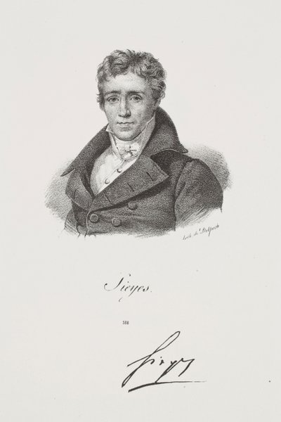 Portrét Emmanuela Josepha Sieyèse od Francois Seraphin Delpech