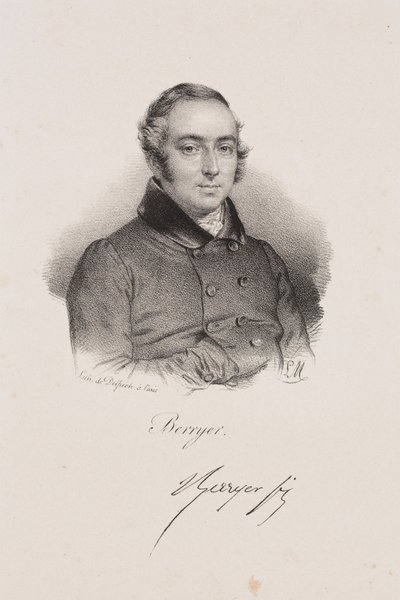 Portrét politika Pierra-Antoina Berryera od Francois Seraphin Delpech