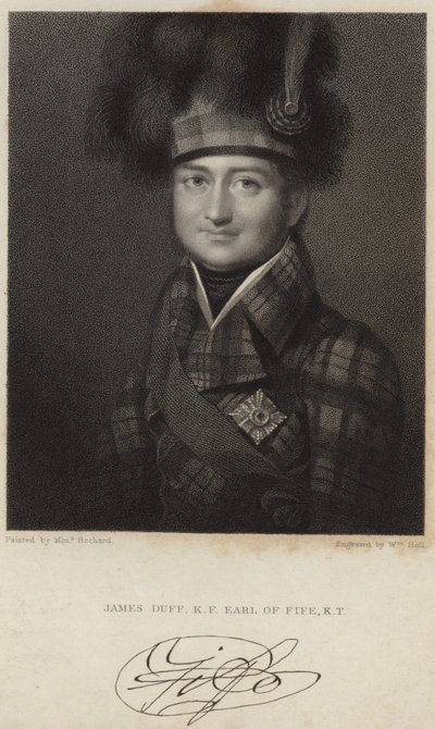 Portrét Jamese Duffa; hrabě z Fife od Francois Theodore Rochard