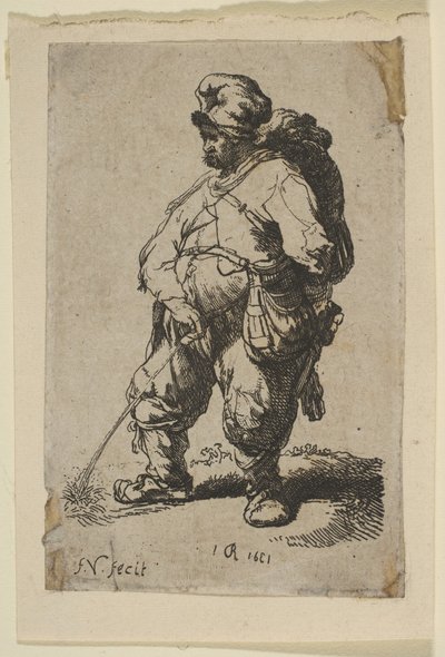 Člověk, který vyrábí vodu, 18. století. od Francois Vivares