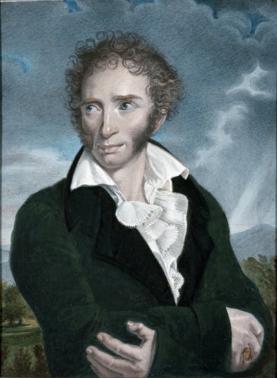 Portrét Ugo Foscolo od Francois Xavier (after) Fabre