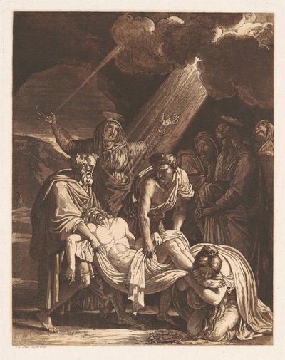 Kristus nese do hrobu od Francois Xavier Fabre