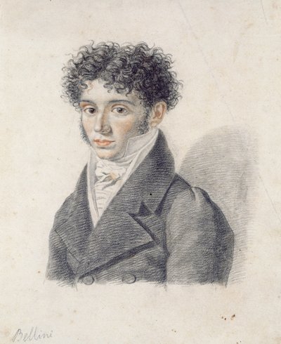 Portrét Vincenza Belliniho (1801-35) od Francois Xavier Fabre