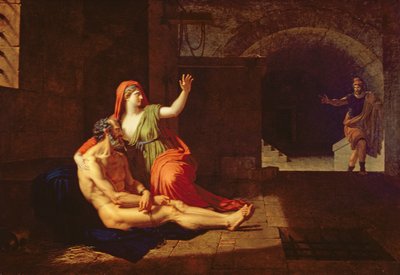 Římská charita (Cimon a Pero) 1800 od Francois Xavier Fabre
