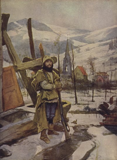 Na stráži v Alsasku od Francois after Flameng