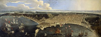 Celkový pohled na Neapol od Francois de Nome