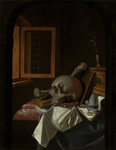 Vanity Still Life, c. 1650 od Francois van Daellen