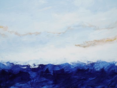 Zlatý modrý horizont od Françoise Wattré