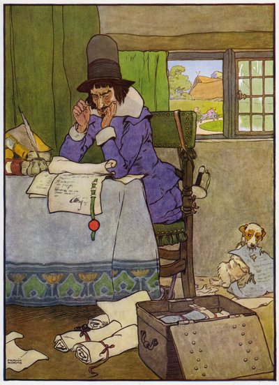 Ilustrace pro Babes in the Wood (barva lito) od Frank Adams