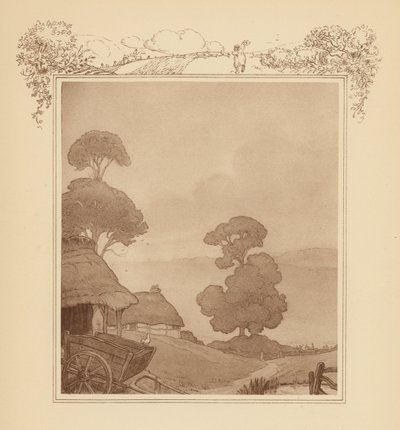 Ilustrace ke Grayovým elegiím (barevná litografie) od Frank Adams