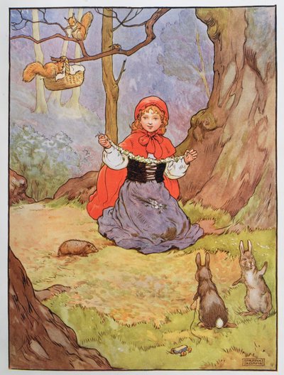 Červená karkulka, ilustrace z 