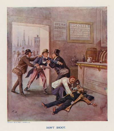 Nestřílejte (barevná litografie) od Frank Beard