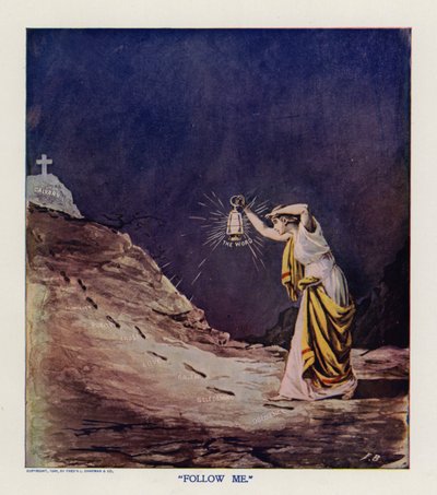 "Follow Me" (barevná litografie) od Frank Beard