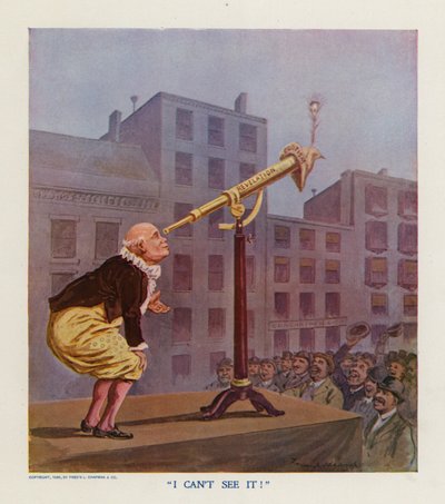 "Nevidím to" (barevná litografie) od Frank Beard