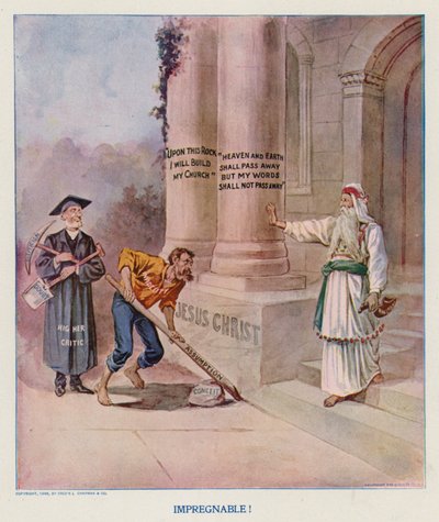 Nedobytný! (barevná litografie) od Frank Beard