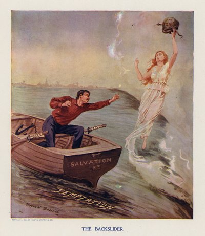 The Backslider (barevná litografie) od Frank Beard