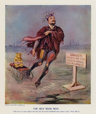 The self made man (barevná litografie) od Frank Beard