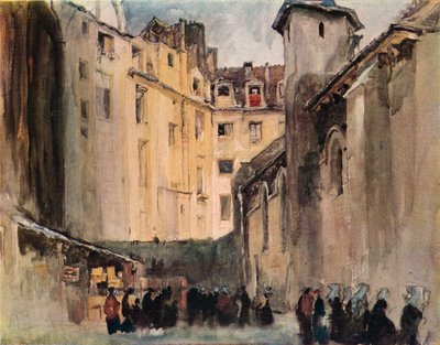 „Kostel St Julien-le-Pauvre“, 1915 od Frank Brangwyn