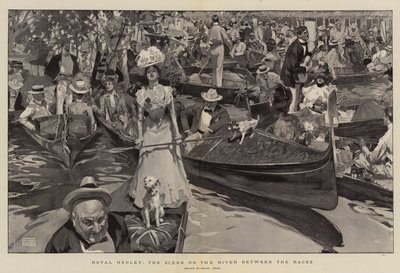 Royal Henley, scéna na řece mezi rasami od Frank Craig