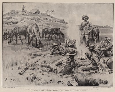 Hodina mimo sedlo, hlídkování s Brabantským koněm od Frank Dadd