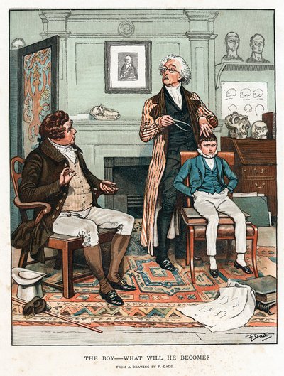 frenologie, 1820 1886 od Frank Dadd